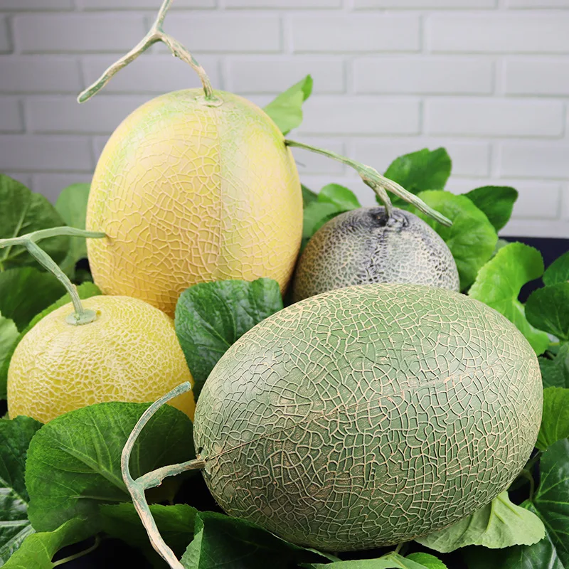 Simulation Fruit Fake and Vegetable Model Living Room Decoration Large Cantaloupe | Дом и сад