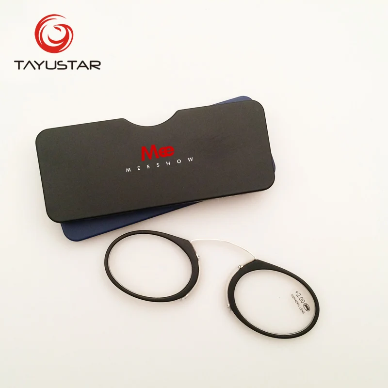 Meeshow стоячие очки для чтения карманный зажим очков Карманный Кошелек по рецепту