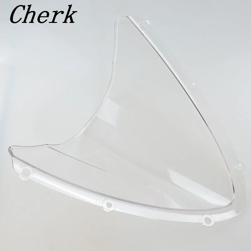 Лобовое стекло мотоцикла двойные пузырьки для SUZUKI GSXR600 GSXR 750 K8 08-10 2009 Clear |