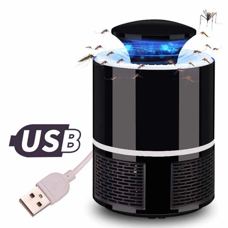 Электрическая лампа-убийца от комаров светодиодсветодиодный USB фотокатализатор