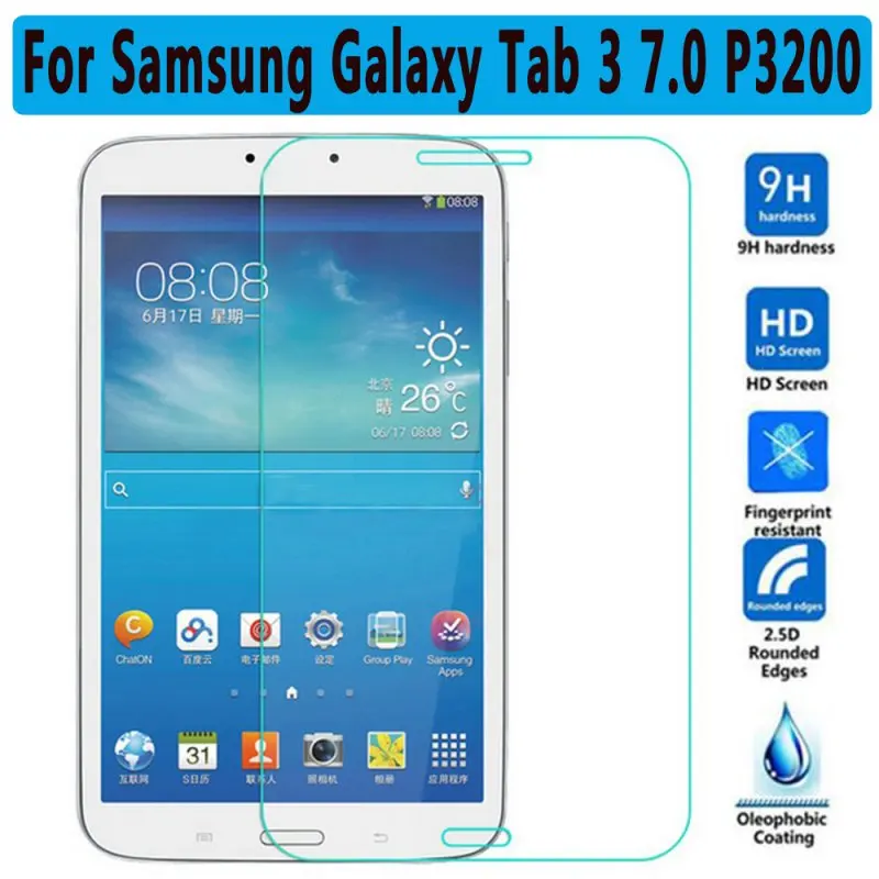 For P3200 Закаленное стекло для samsung Galaxy Tab 3 7,0 8,0 10,1 Защита экрана для samsung Galaxy Tab 3 T110 T210 T310 P3200 P5200 стекло - Цвет: For P3200