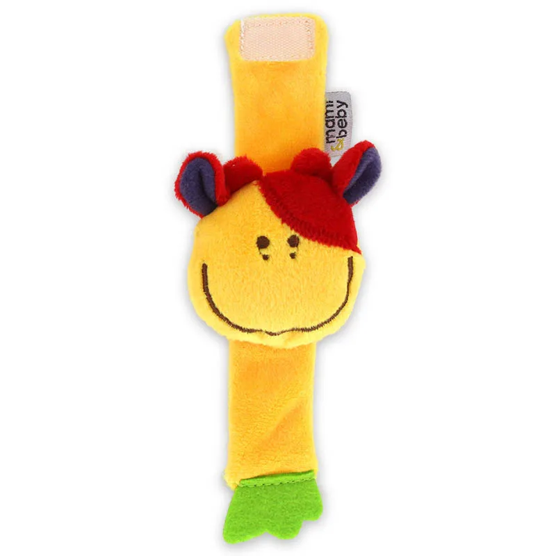 

Newborn Wrist Rattles Baby Toys Cartoon Animal Bee Sheep Butterfly Chicken Rattles Hand Bell Toddler Plush Toys 0-12 Months