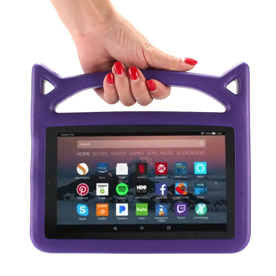 Чехол s планшет оранжевый для Amazon Kindle Fire 7 / дети Безопасный EVA Резиновая Ручка Стенд Чехол#5