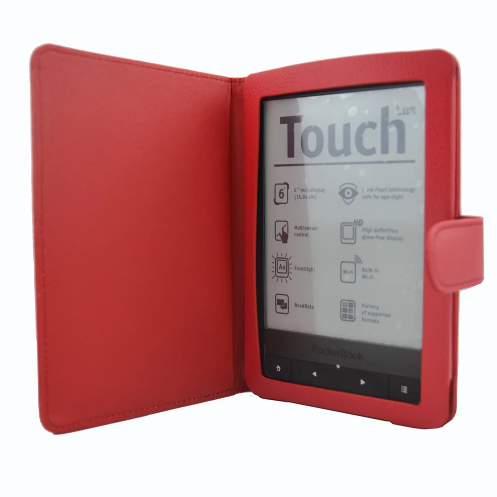 PB622 LZ RD Чехол для Pocketbook 622 Pocketbook 623 624 электронные книги чехол КРЫШКА ДЛЯ Pocketbook 614 Pocketbook 626 Pocketbook 624 PB640 Капа - Цвет: PB622 LZ RD