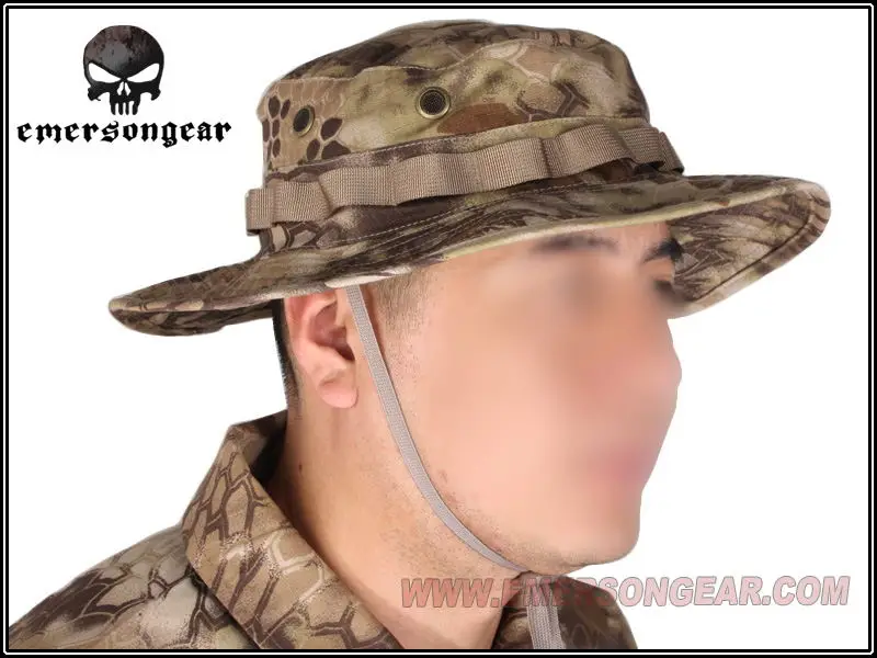 EMERSON Boonie шляпа страйкбол военная тактическая армейская шляпа камуфляжная шляпа Kryptek Typhon охотничья Кепка 4 вида цветов - Цвет: HLD