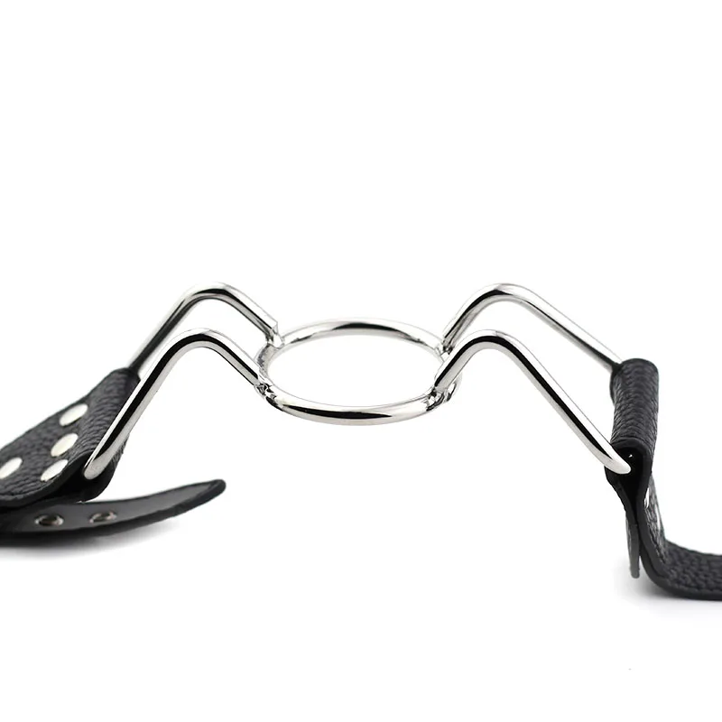 Секс игра BEEGER Spider Mouth Gags. Из Нержавеющей Стали металлическое кольцо с открытым