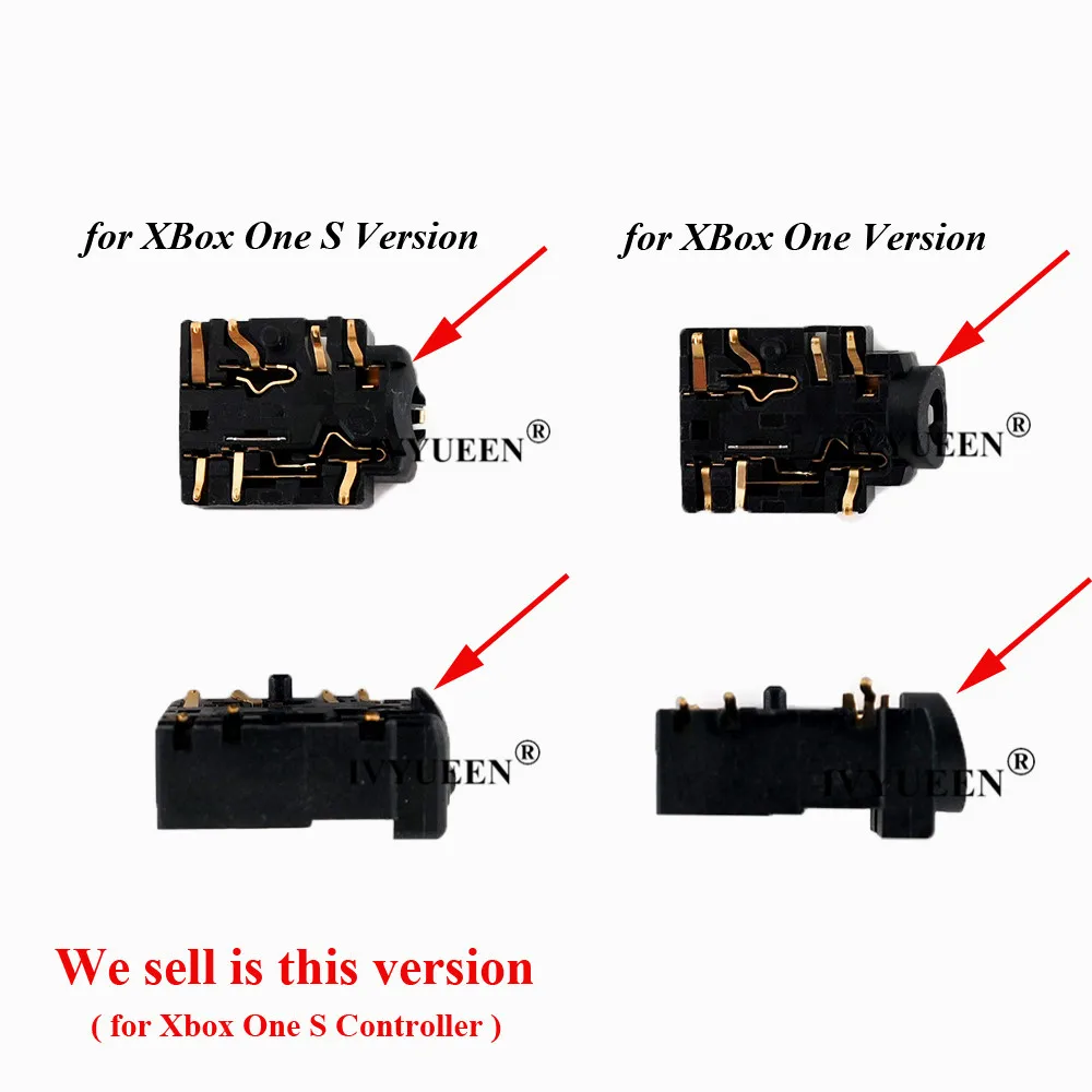 IVYUEEN 20 pcs for XBox One S Slim Controller 3.5mm Jack Plug Port Headset Connect Socket Headphone Earphone Connector | Электроника