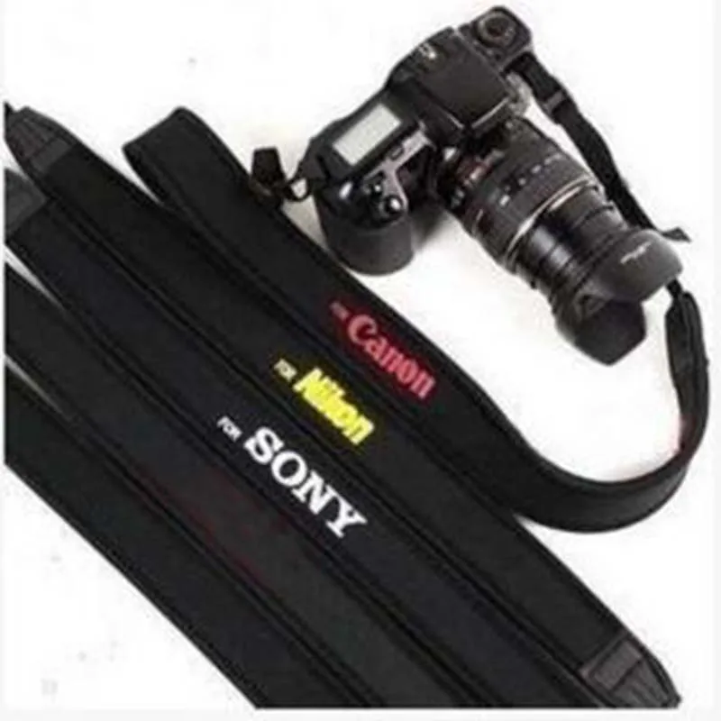Камера средства ухода за кожей шеи плечевой ремень мягкий хлопок черный для canon