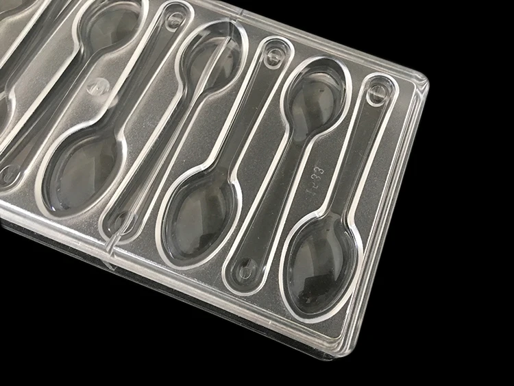 Новый дизайн форма для жестких конфет в форме ложки желе Пластиковая выпечки