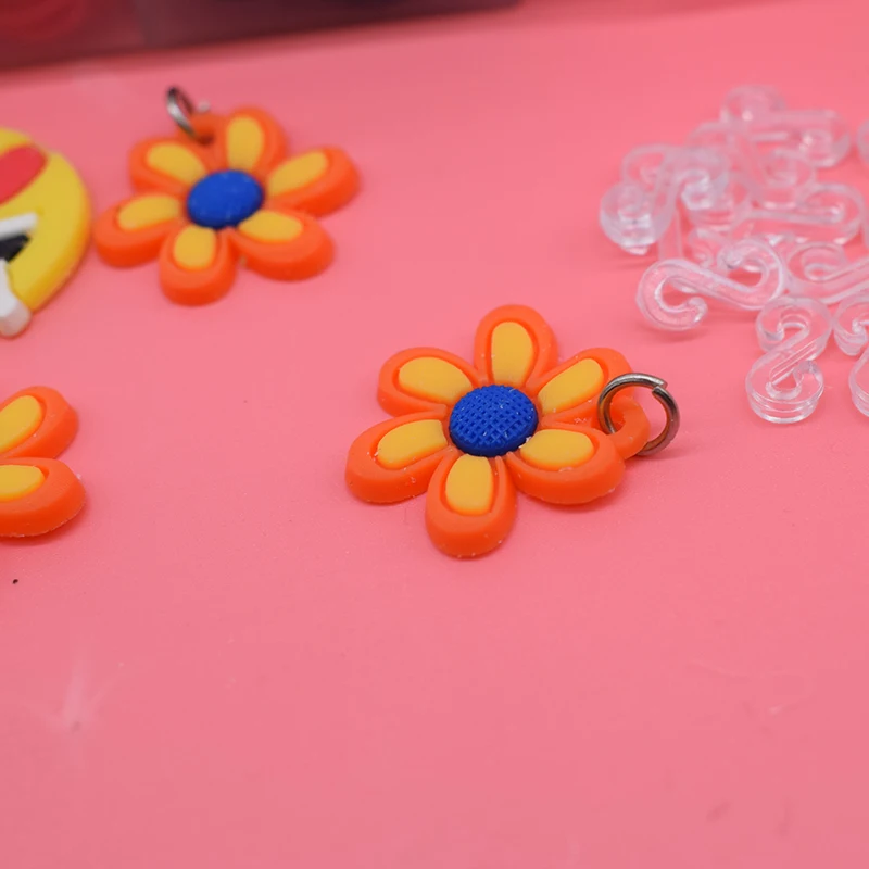 600 Uds. De juguetes para ni&ntilde;os, bandas de goma, brazalete para el pelo de ni&ntilde;a, pulseras tejidas de goma de colores, regalo para ni&ntilde;os, juguete-4