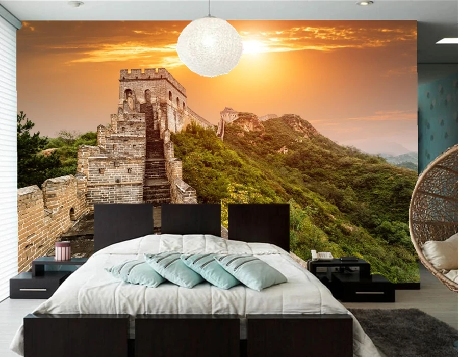 Настенная 3d наклейка на заказ обои с изображением Великой китайской природной
