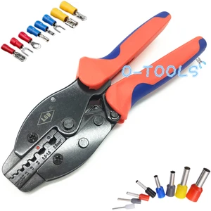 Инструменты для обжима LY-06WF2C, 0,5-2, 5 мм2, обжимные наконечники и изолированные кабельные разъемы, обжимные клещи 20-13AWG