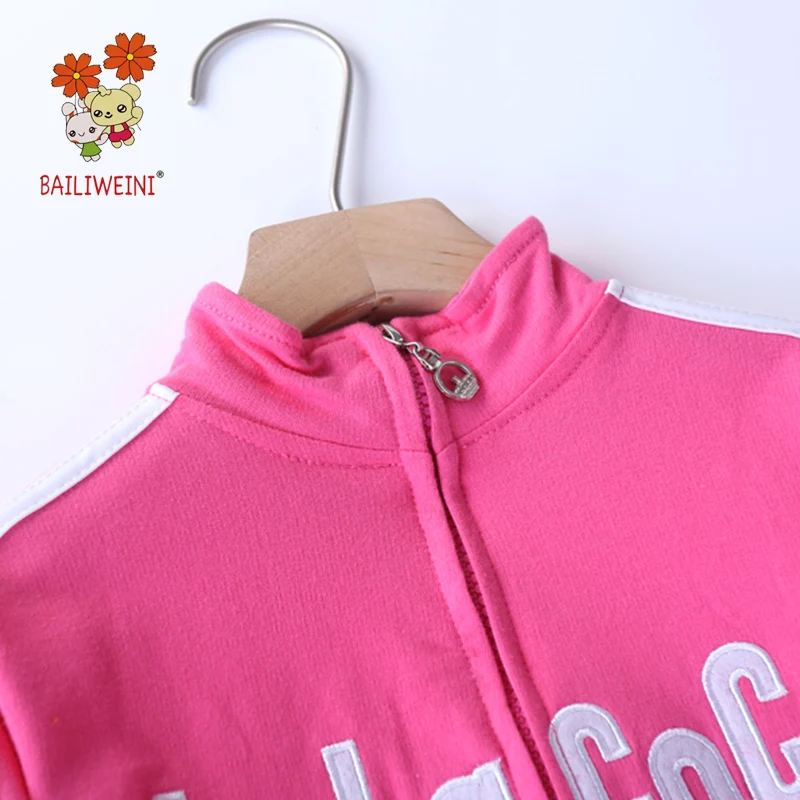 2021BAILIWEINI autumn new style zipper sports suit children two piece long sleeve sportswear | Детская одежда и обувь