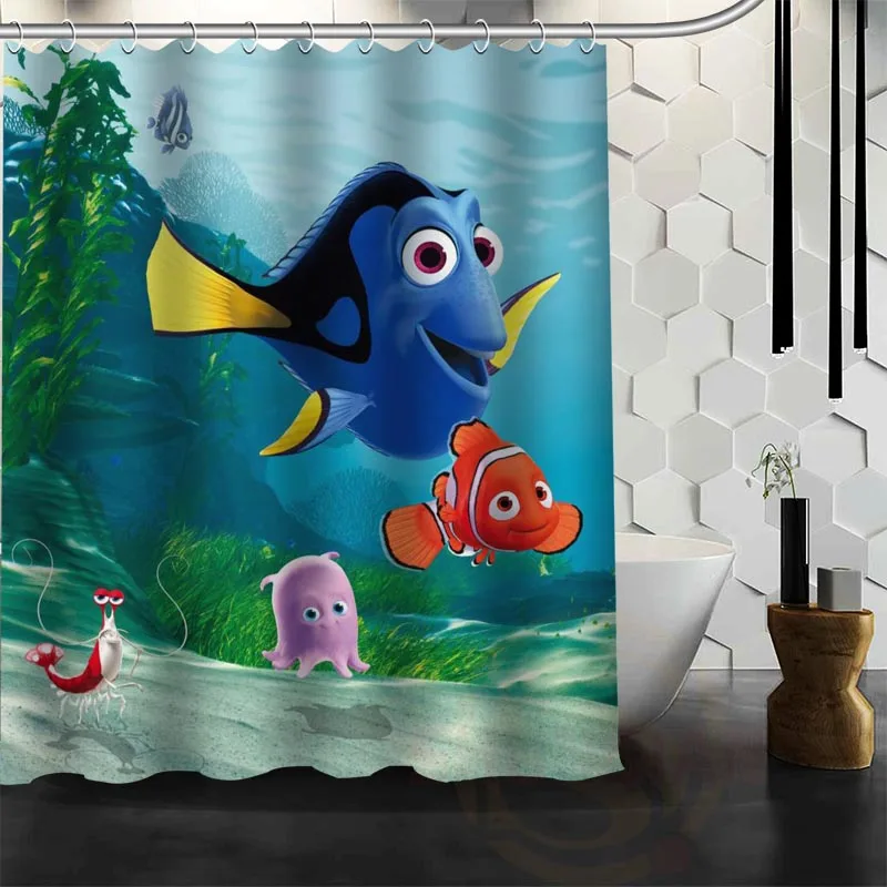 Лучший Хороший пользовательский подводный мир 02 занавеска для ванной