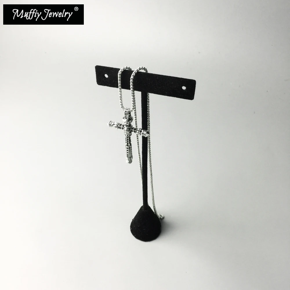 Ожерелье цепочка с черными звеньями европейские винтажные цепи Подарочные