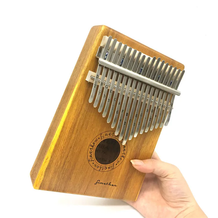 17 ключ палец калимба Mbira Sanza большой пианино карманный размер поддерживающая