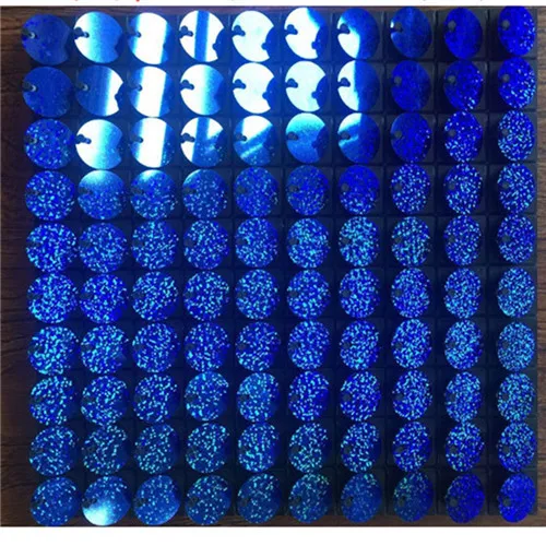 Royal blue laser 1 комплект пневматическая пластина 30 см* 30 см фоновая доска и 30 мм круглый ПЭТ Блестки для Вечерние Декорации свадьбы/дня рождения/офиса - Цвет: Royal blue laser