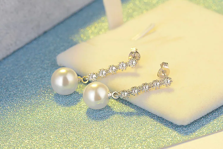 Женские серьги подвески с кристаллами 10 мм|dangling earrings for women|dangle earringsfashion dangle |