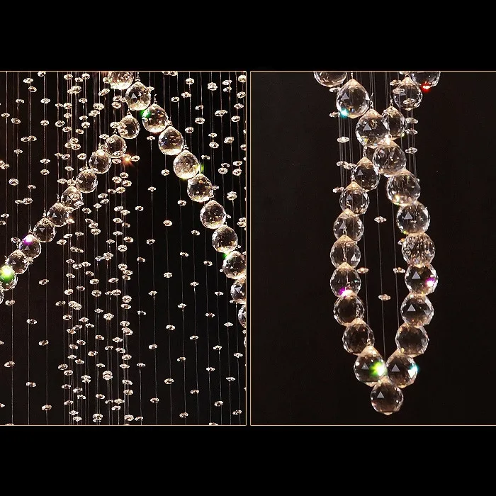 

New Modern Crystal Chandelier Light Fixture Crystal Pendant Ceiling Lamp Free shipping