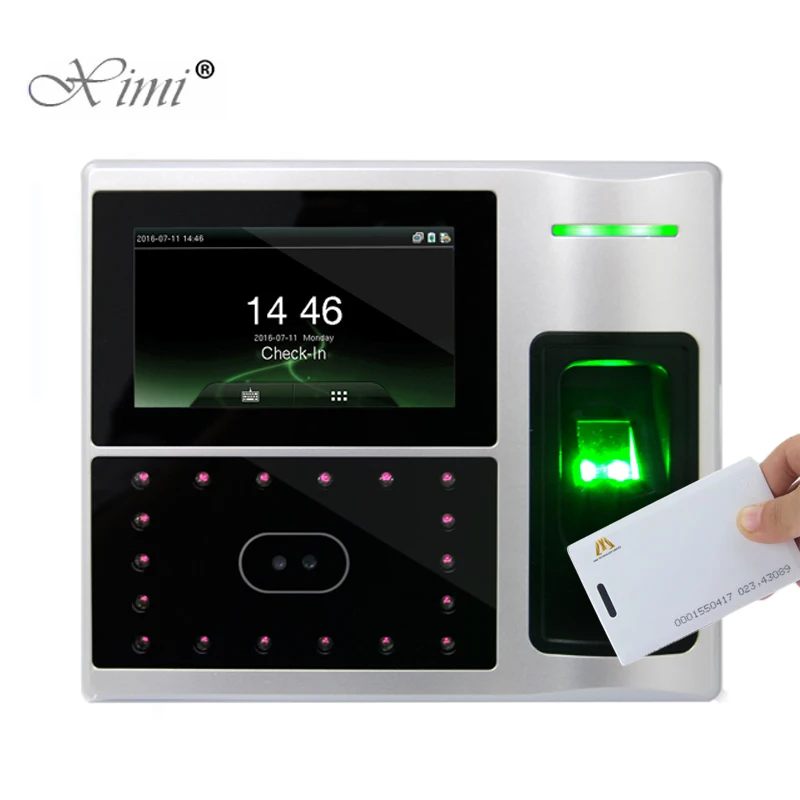 3000 часов для распознавания лиц лица и отпечатков пальцев время работы с rfid-картой