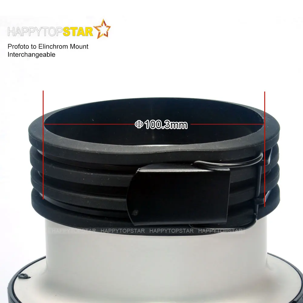 Переходник Profoto на Elinchrom Сменный адаптер кольцевого адаптера Speedring для фотостудии