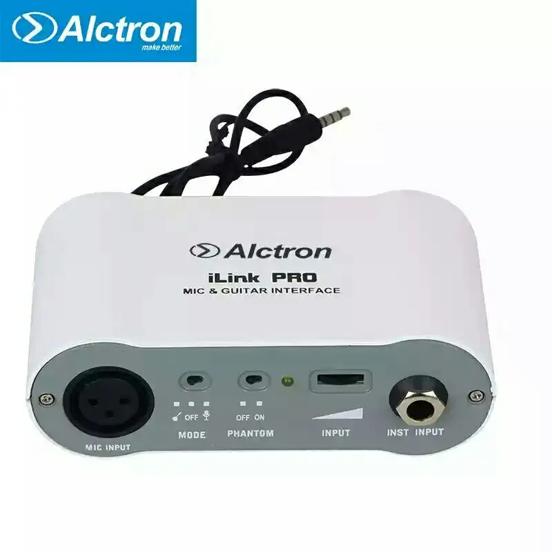 Alctron i Link PRO/iLink микрофон для компьютера/гитары аудио оборудование запись