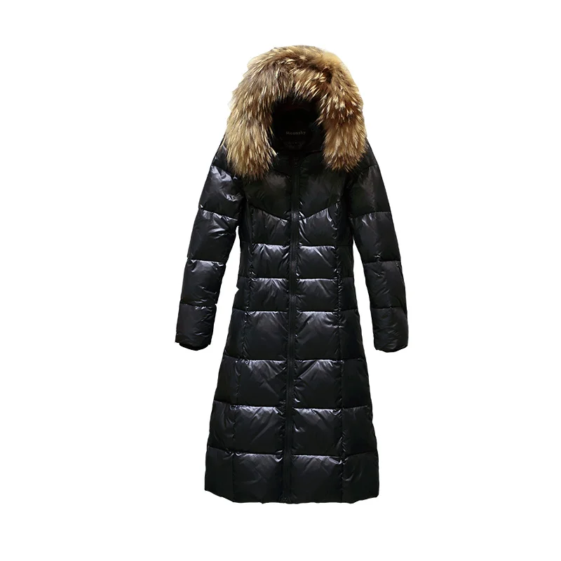 Jaqueta Feminina Inverno зимняя куртка Женская Толстая черная серая пуховая с воротником из