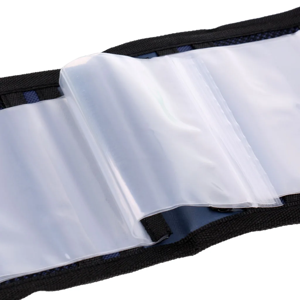 Синий кошелек для поводка из лески сумочка с коническими линиями 12 съемных