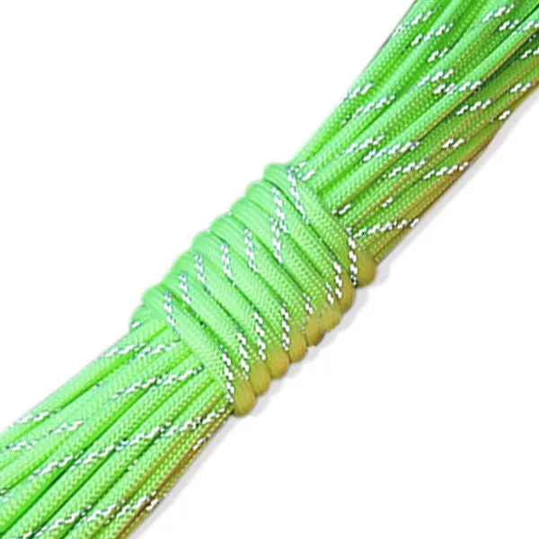 Светится в темноте светоотражающий Паракорд 9 нитей выживания парашютный шнур