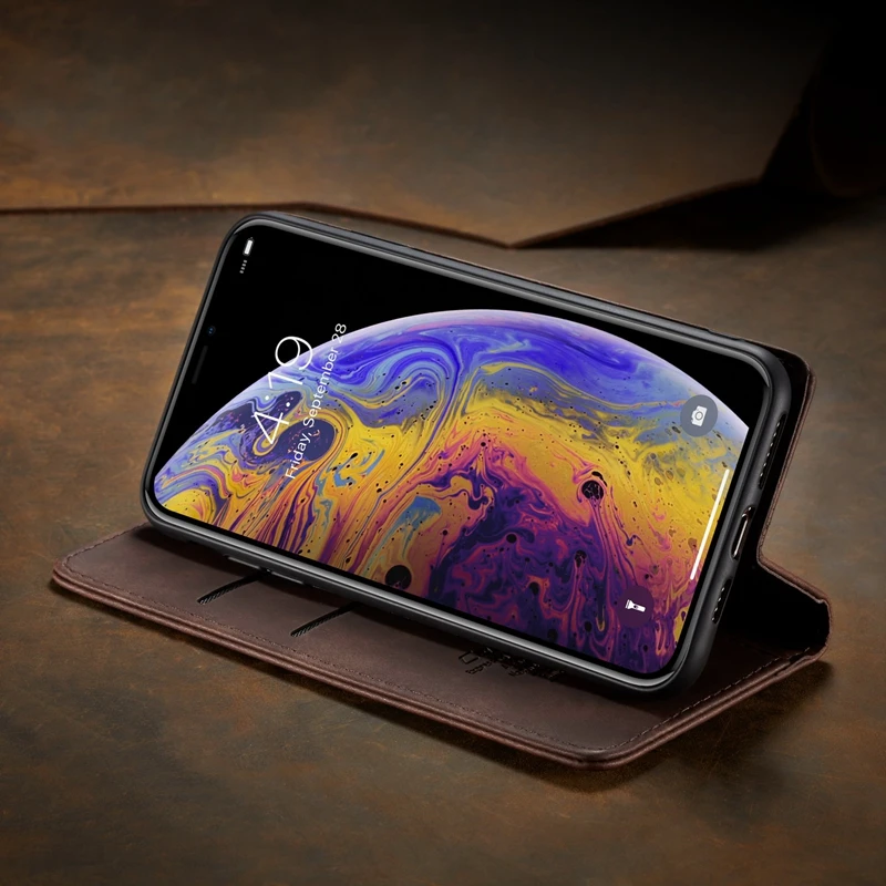 Чехол Me из искусственной кожи чехол для iPhone X XS Max Роскошный Ретро Магнитный чехол для телефона держатель для карт кошелек чехол для iPhone XR 8 7 6s Plus