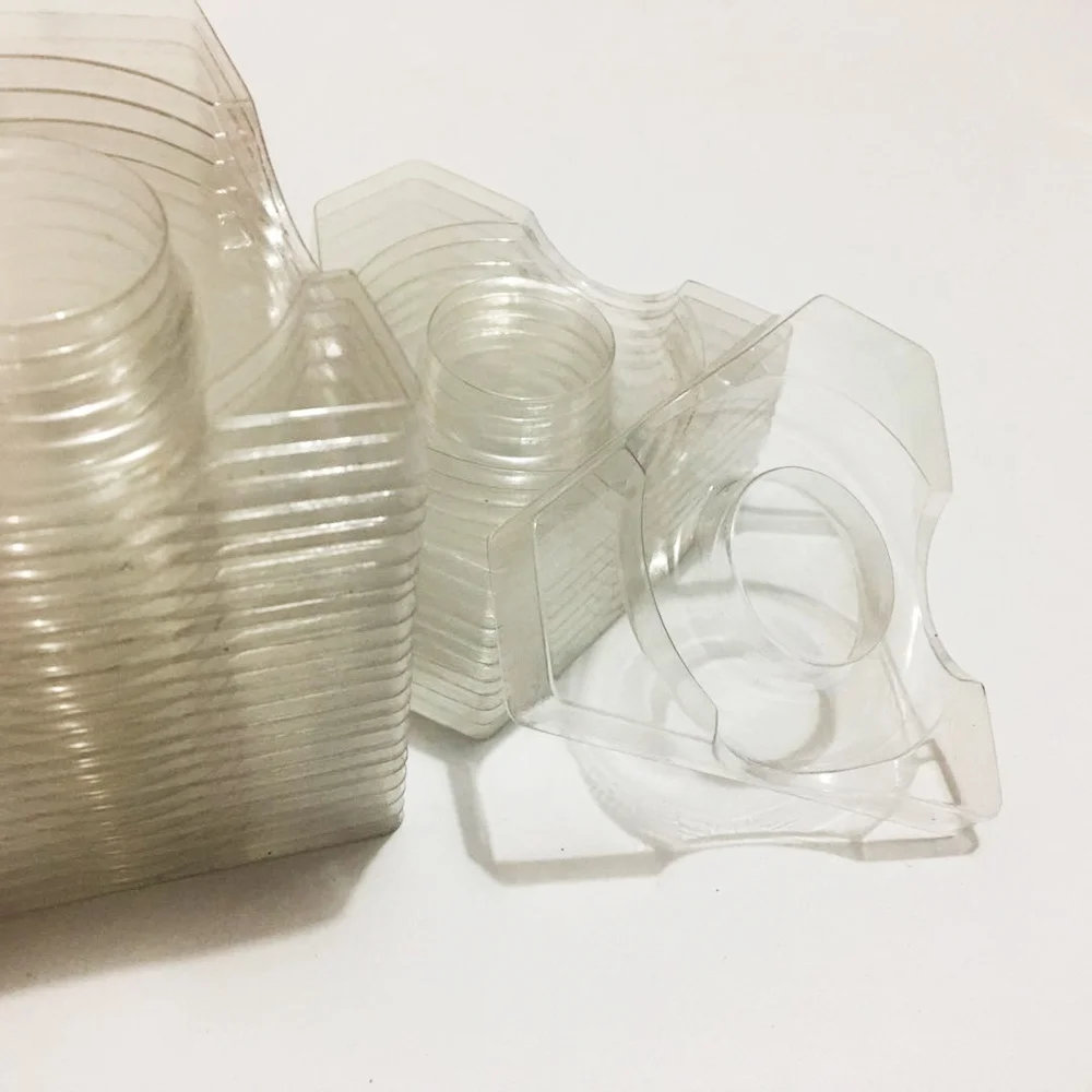 100pcs lash trays 100 шт оптом ромбовидной формы прозрачный лоток для ресниц пластиковые прозрачные облегающее полотно лоток для упаковочная коробка для ресниц Дело контейнер - Цвет: 100pcs lash trays