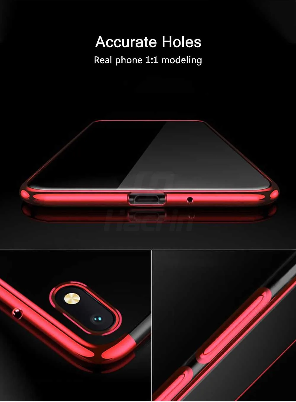 Чехол для Xiaomi Redmi 6A, мягкий силиконовый защитный бампер, прозрачный чехол для Redmi 6A, противоударный чехол 5,84''