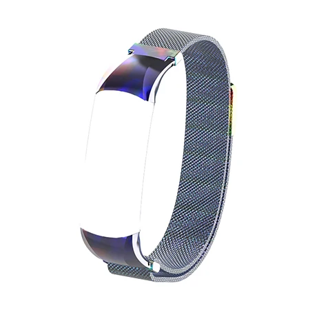 colorful Обновленный Миланский металлический ремешок для huawei honor Band 4, магнитный браслет из нержавеющей стали для honor band 4, аксессуары - Цвет: colorful