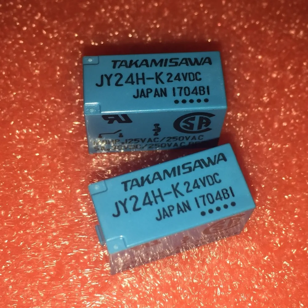 Бесплатная доставка 100% новое оригинальное реле 10 шт./лот JY24H-K 24VDC 5A 250VAC |