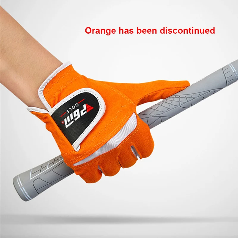 

1 Pair PGM Golf Gloves Outdoor Sports Super Fiber Cloth Women Gloves Elastic Breathable Lady's 2 Colors 4 Sizes