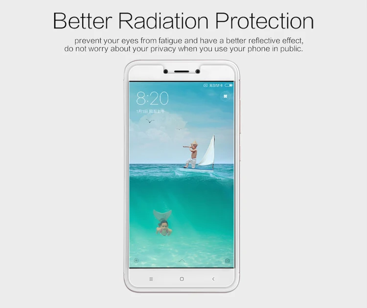 2 шт./партия xiaomi redmi 4X/redmi 4X pro prime защита экрана NILLKIN Антибликовая матовая защитная