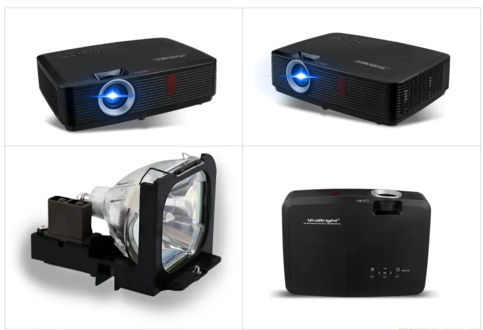 ViviBright PRX570-L, lcd бизнес-проектор, мультимедийный проектор для конференций, 3500 люменов, встроенный XGA/WXGA 1024*768P