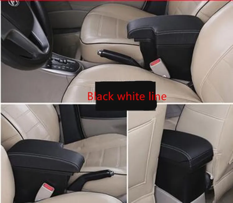 Для hyundai Accent RB Solaris подлокотник коробка центральная консоль коробка для хранения подлокотник