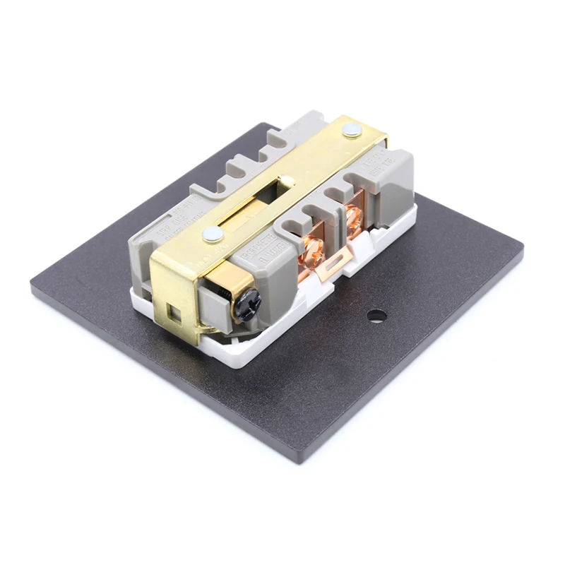 High Quality US ac power socket Duplex Receptacle Copper Aluminum alloy Outlet HIFI Socket | Электроника