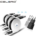 123 М Выдвижной плоский кабель Micro USB кабель Micro Usb 2 м 3 м Android зарядный кабель шнур для Xiaomi Redmi 7 7A Note 5 4 Pro