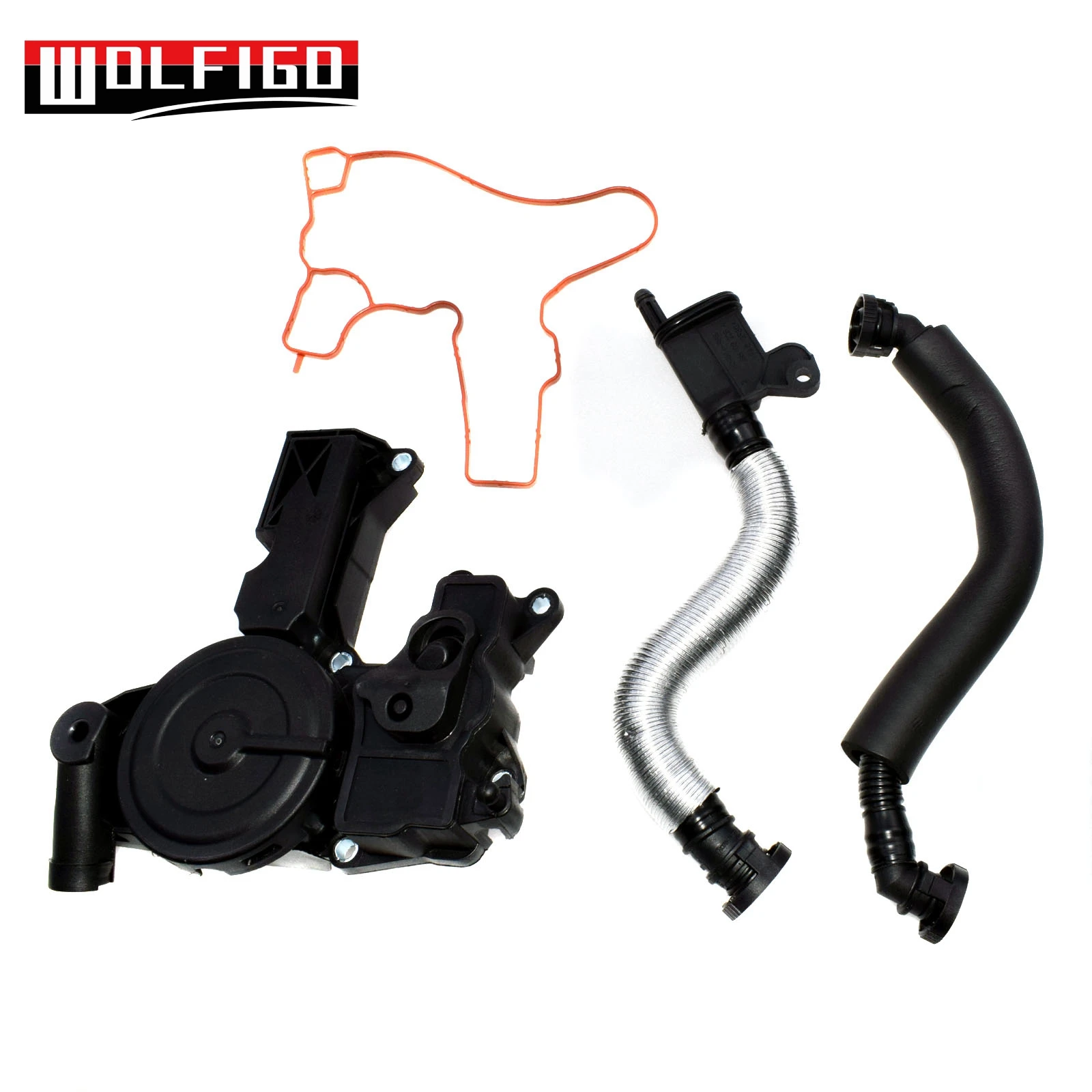 WOLFIGO New PCV сепаратор масла и воды воздухоотвод выхлопная труба для AUDI A3 A4 VW Skoda Seat