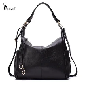 Женская сумка-тоут из натуральной кожи, на плечо