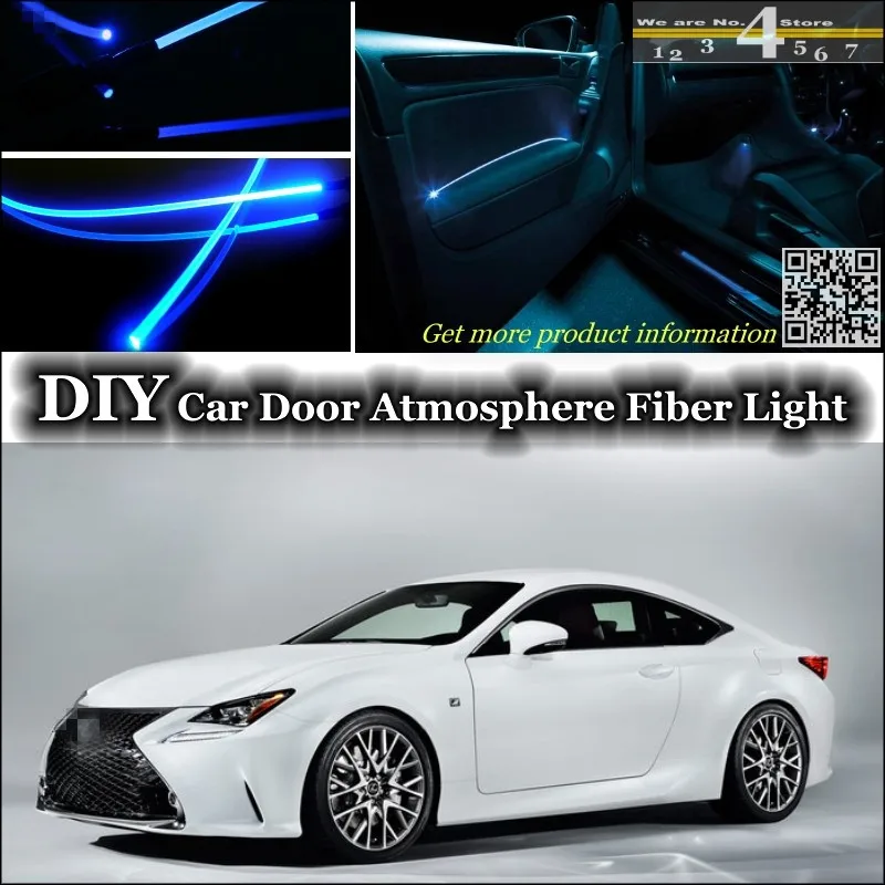 Для Lexus RC F 350 300h внутренний окружающий свет тюнинг атмосферное волоконно