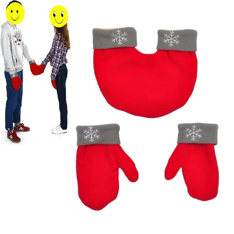 1 комплект романтичных рождественских влюбленных перчаток для женщин и мужчин