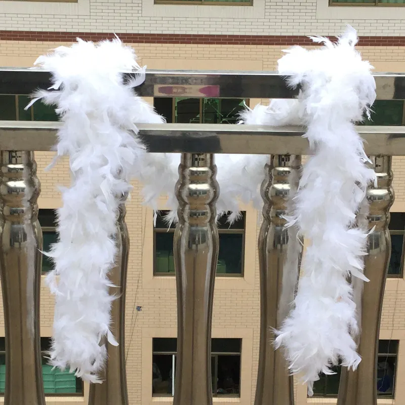 1 шт./2 размера/38 80 г Рождественский декоративный белый шарф Marabou Featherboa Plume одежда