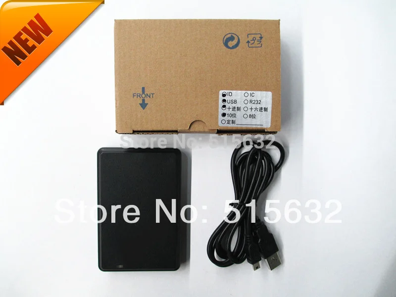 Бесконтактный смарт считыватель карт EM4100 USB RFID без windows 125 кГц|id card reader|em4100 readerproximity