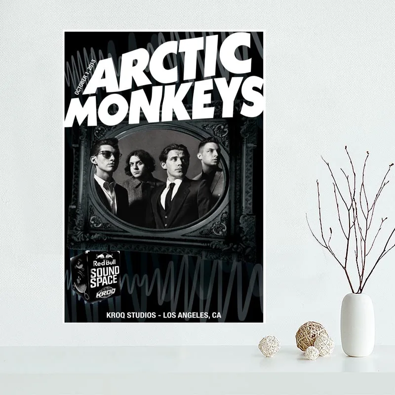 Классическая Картина на холсте с изображением арктических обезьян постер из