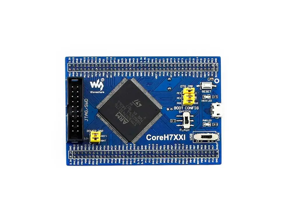 Waveshare STM32 STM32H743IIT6 MCU основная плата полный расширитель IO интерфейс