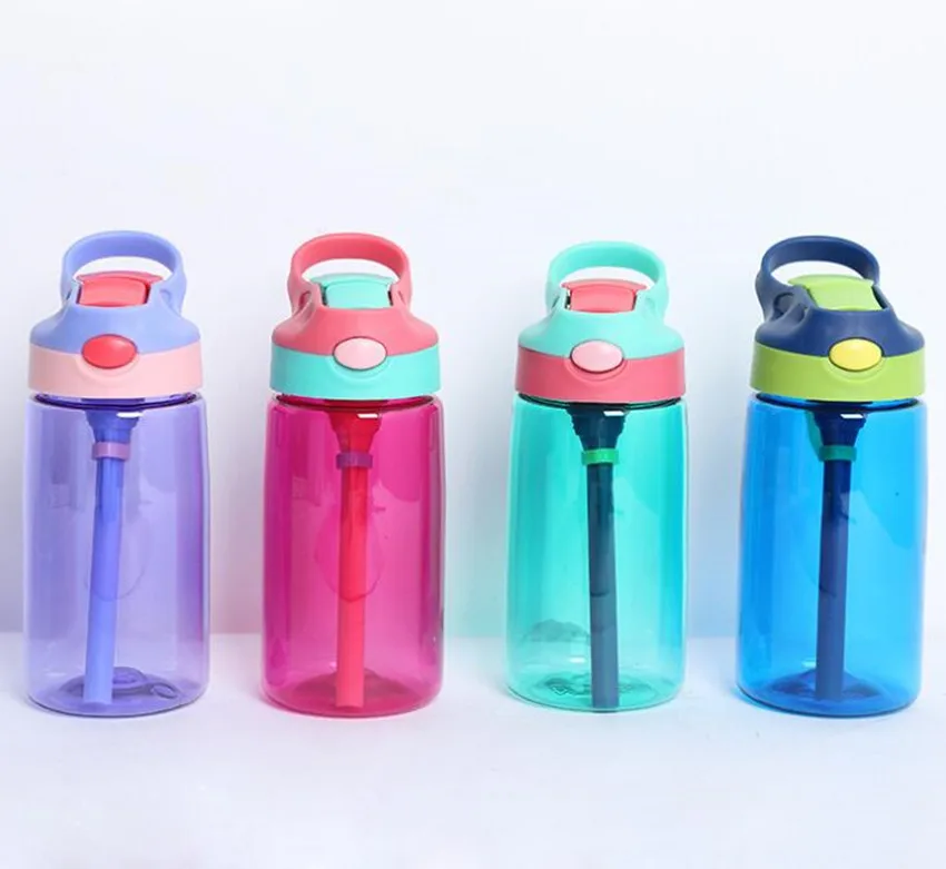 Kids Water Bottle Straw Water Bottles Bpa Free No Phthalate 