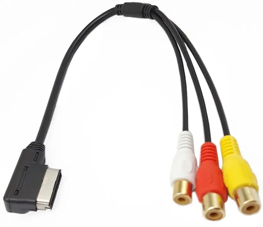 Аудио-и видеокабель Audi AMI MMI 3RCA SinLoon к разъему DVD-видео и аудио-вход кабель для A1 A7 A8 |